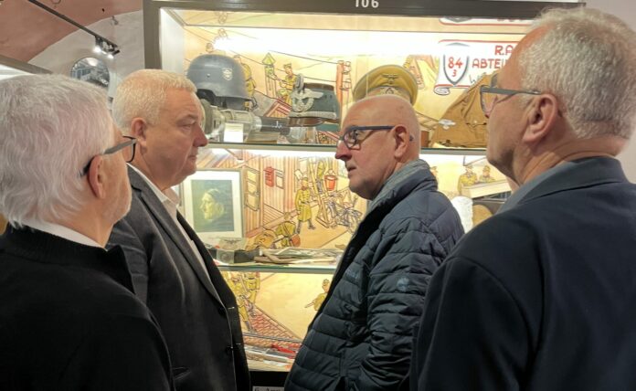 Eric Straumann, maire de Colmar, et Jean-Marc Weckner, président du Musée des Combats de la Poche de Colmar