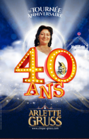 affiche cirque arlette gruss