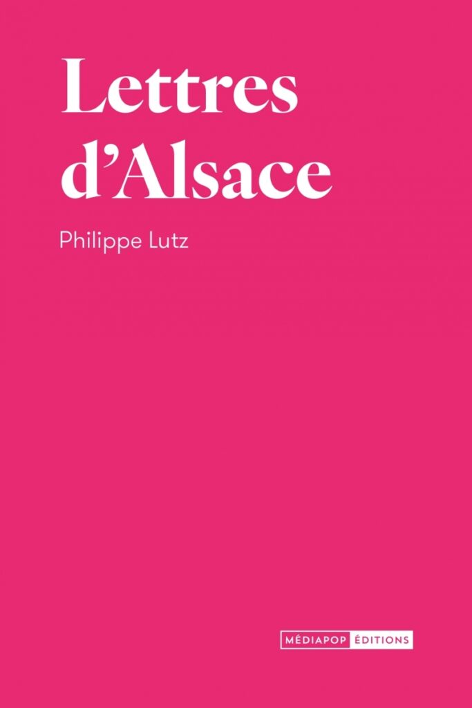 Livre Lettres d'Alsace