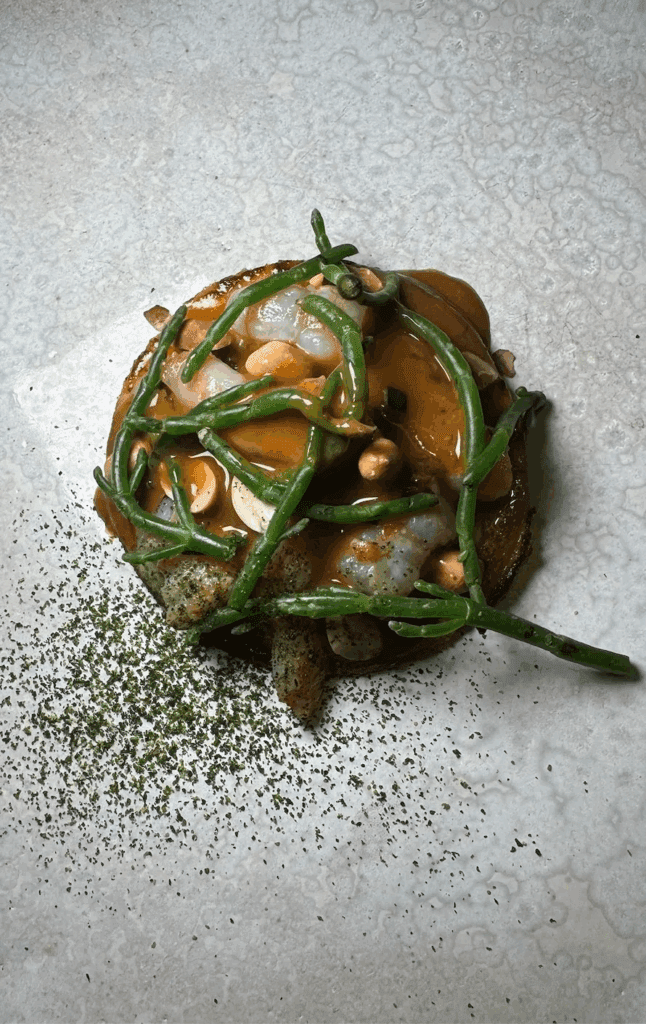 Retrouvez les crevettes grises de Nantes du restaurant Utopie.