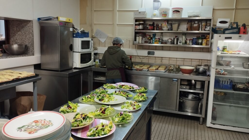 Atelier cuisine de l'association Espoir