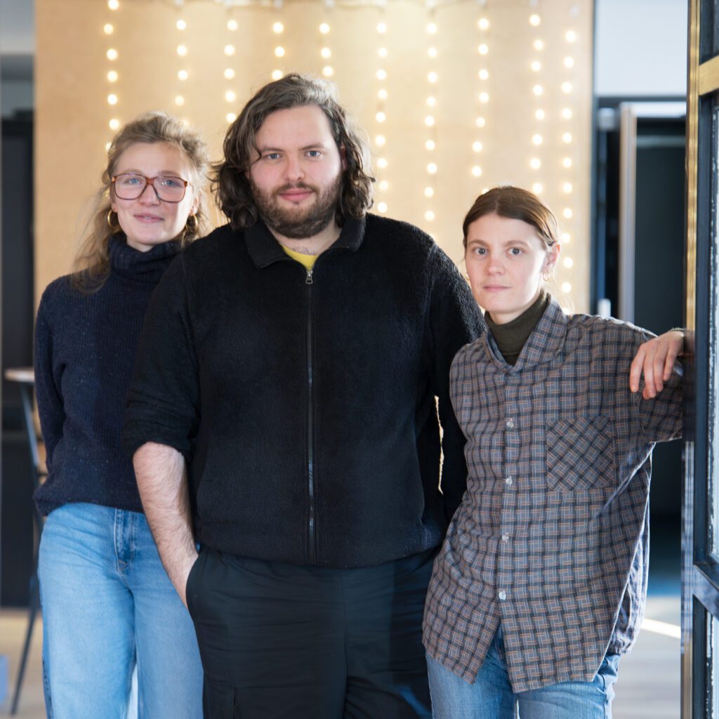 Lucile Roche, Matthieu Bousquet et Pauline Rousseau