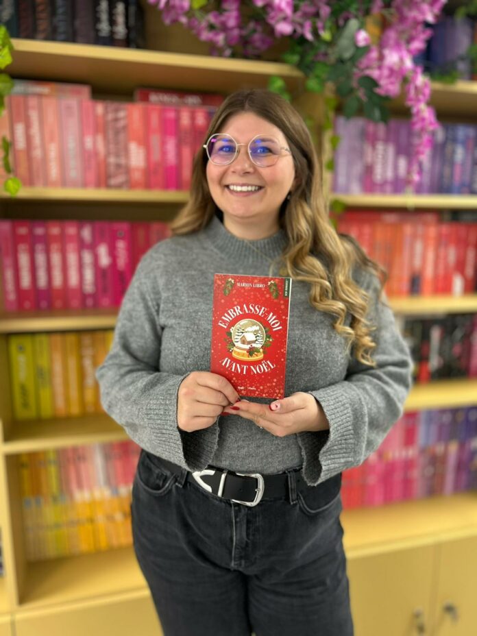 Manon Libro et son livre « Embrasse-moi avant Noël »