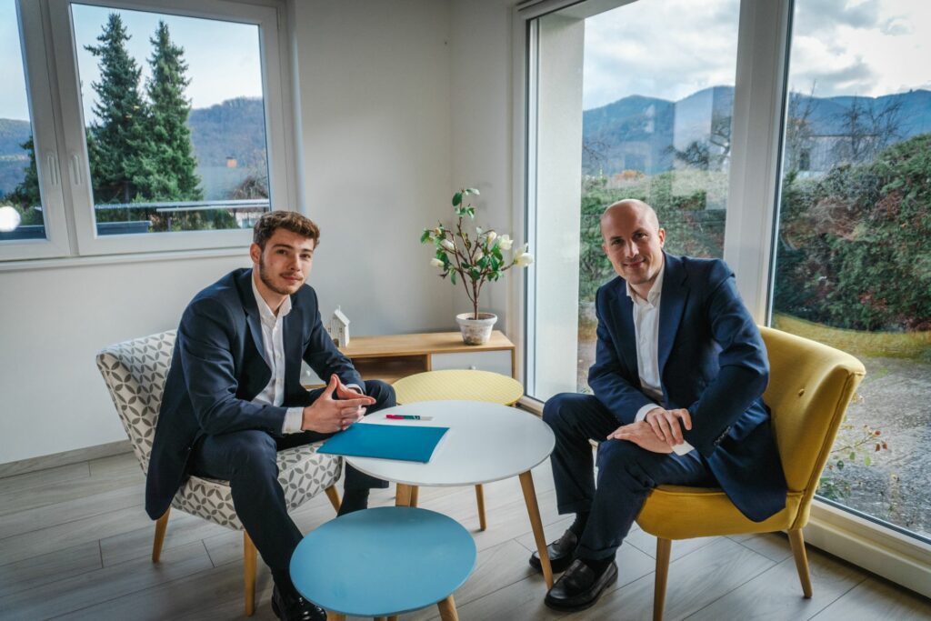 Gauthier Hertzog et Benjamin Huin