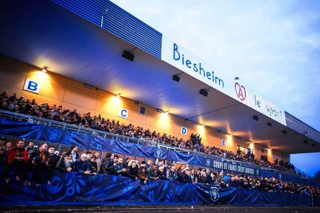 Le stade de Biesheim