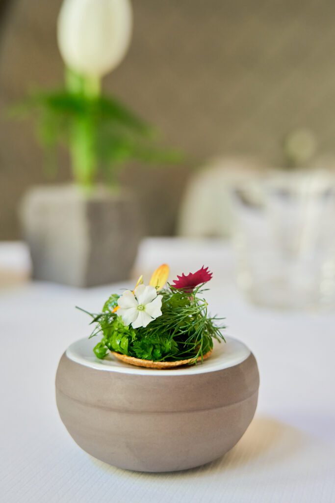 Un plat du chef étoilé Éric Girardin