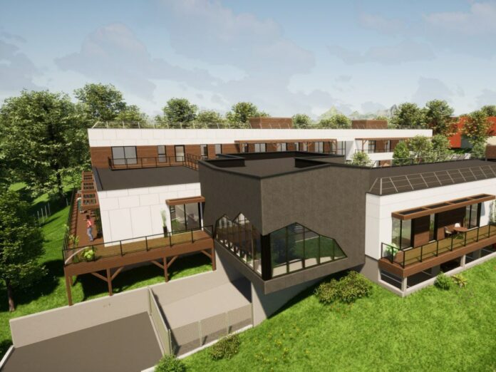 Un plan 3D de la maison de santé de Wiwersheim