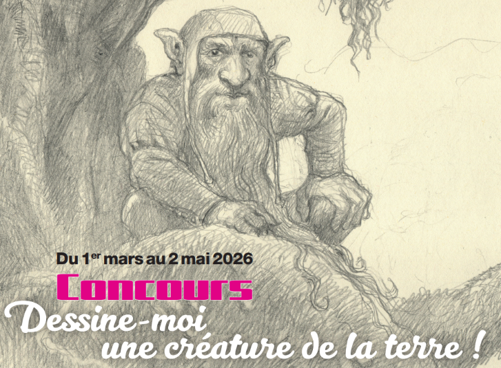 L'affiche du concours Dessine-moi une créature de la terre