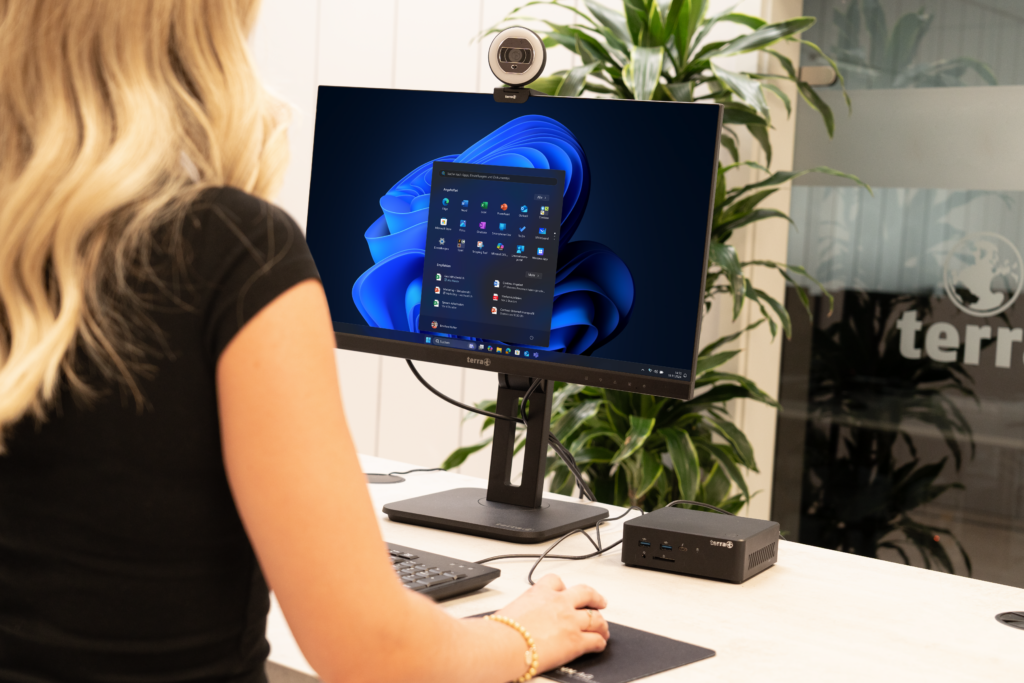 Une employée de Terra Computer