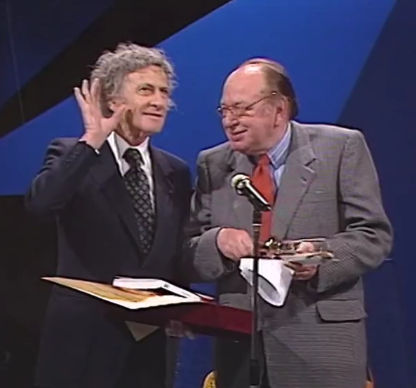 Germain Muller et Mime Marceau au Bretzels d'or